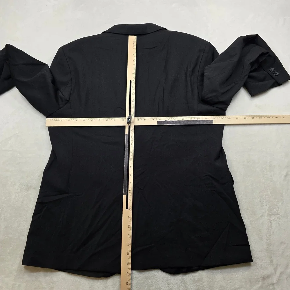 Banana Republic Black Wool Suit Jacket Mens 46R‎ 46 Modern Fit Italian Blazer